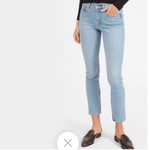 Everlane mid rise straight jeans 31